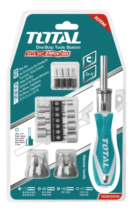 Set destornillador 24 puntas TOTAL  TACSD30246