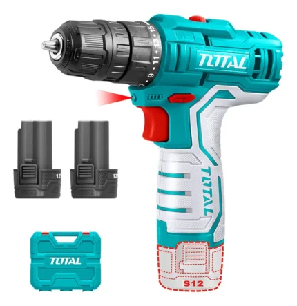 Taladro inalambrico 12V 1500 rpm con 2 baterias